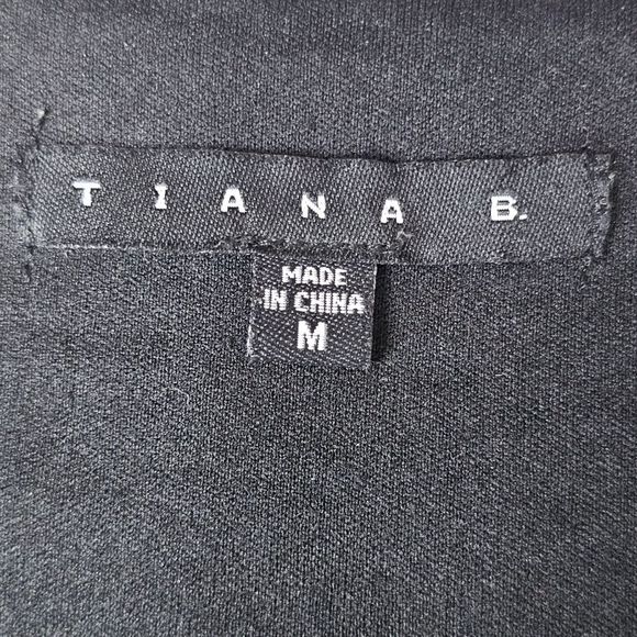 Tiana B. Dress Multicolor Geometric Print Keyhole Neck Shift Sz M Artsy - Picture 9 of 10